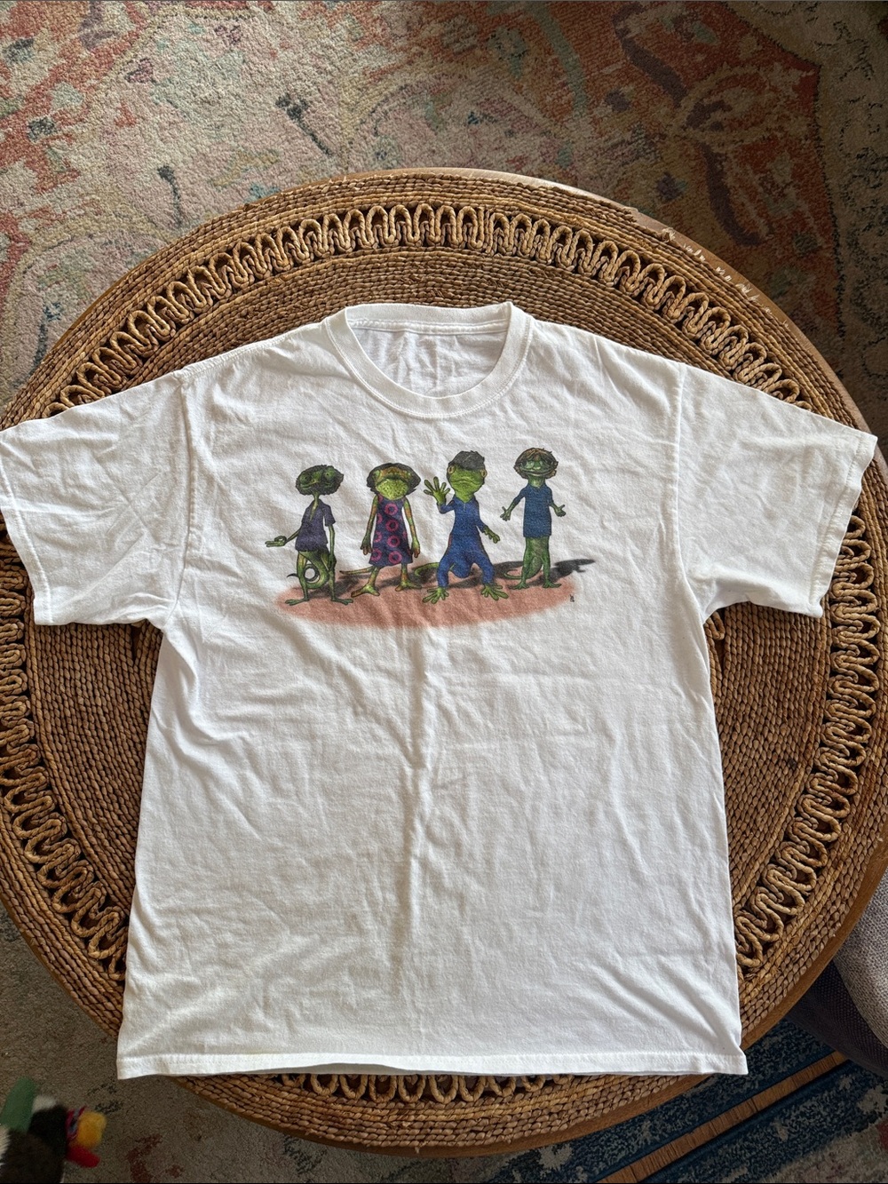 PHISH as lizards White Short-Sleeve Tee